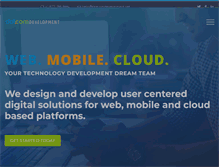 Tablet Screenshot of dotcomdevelopment.net